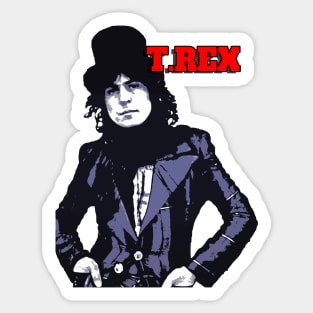 T.Rex (Mark Bolan) Blue version Sticker